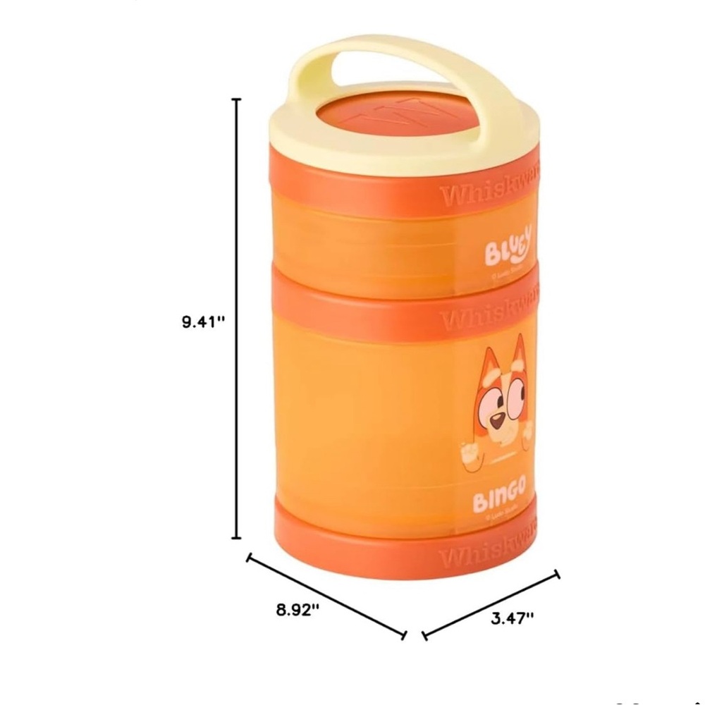 Bluey Snack Stacks by Whiskware - Multicolor Food Storage Containers - Picture 2 of 4